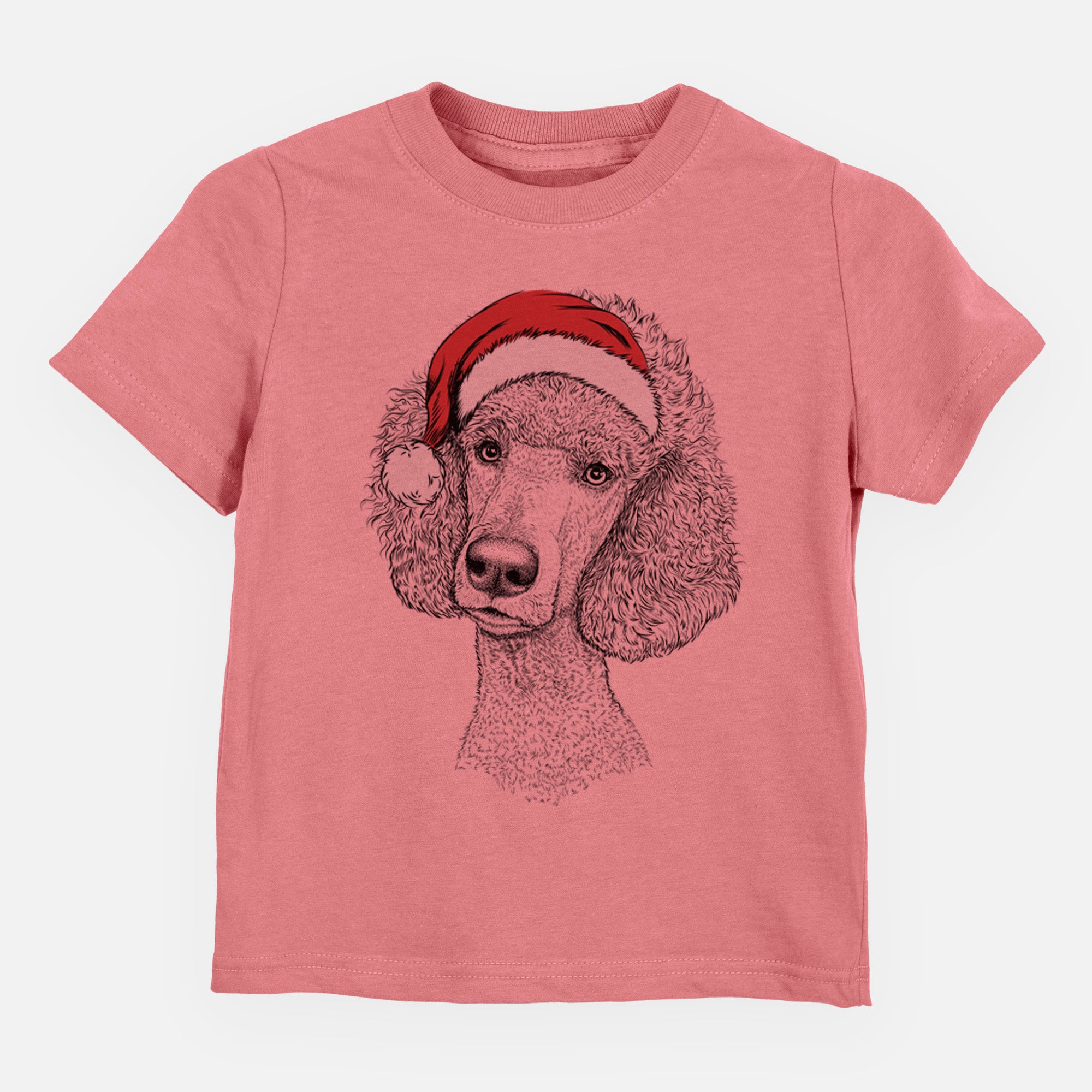 Santa Yuki the Poodle - Kids/Youth/Toddler Shirt