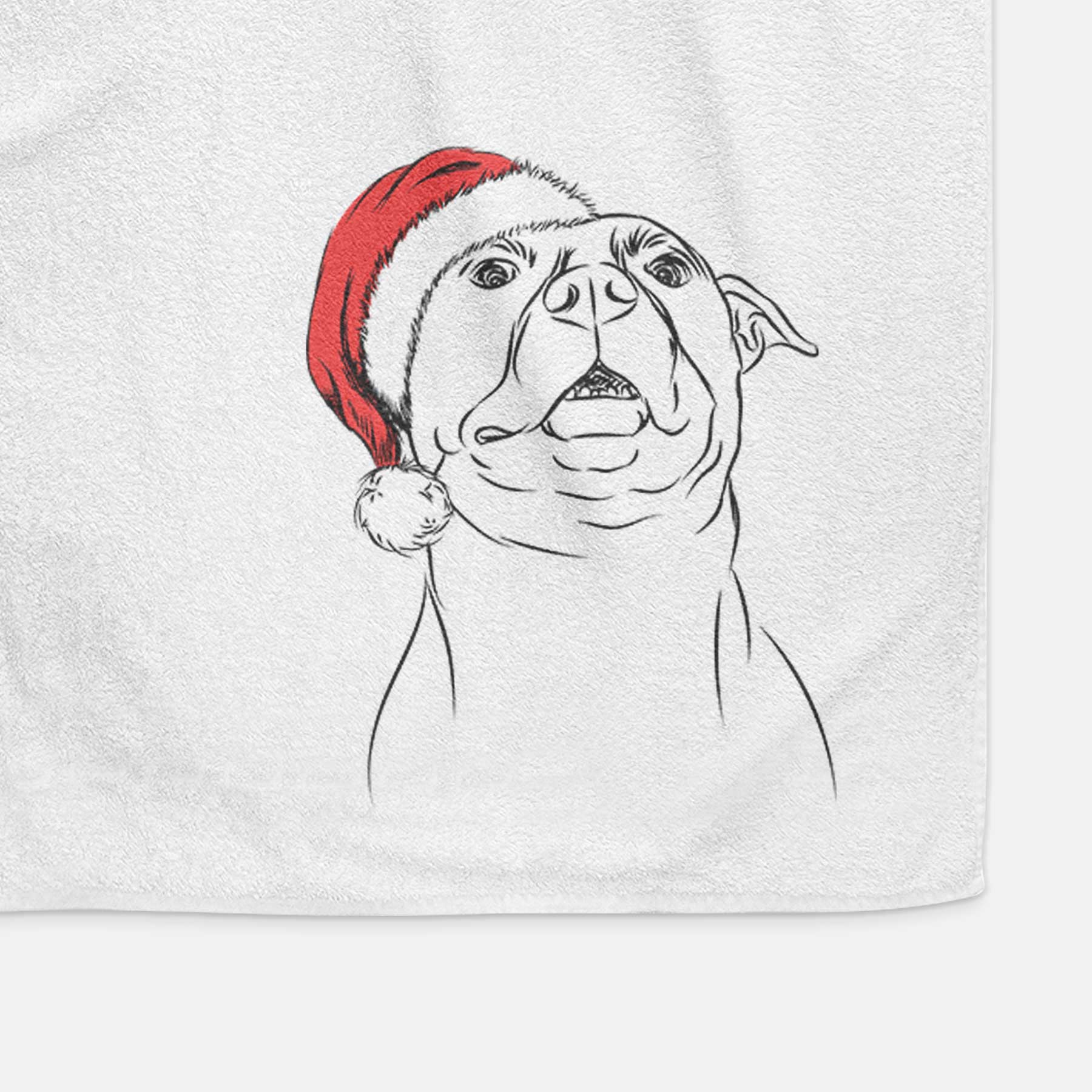 Zada the Pitbull Decorative Hand Towel