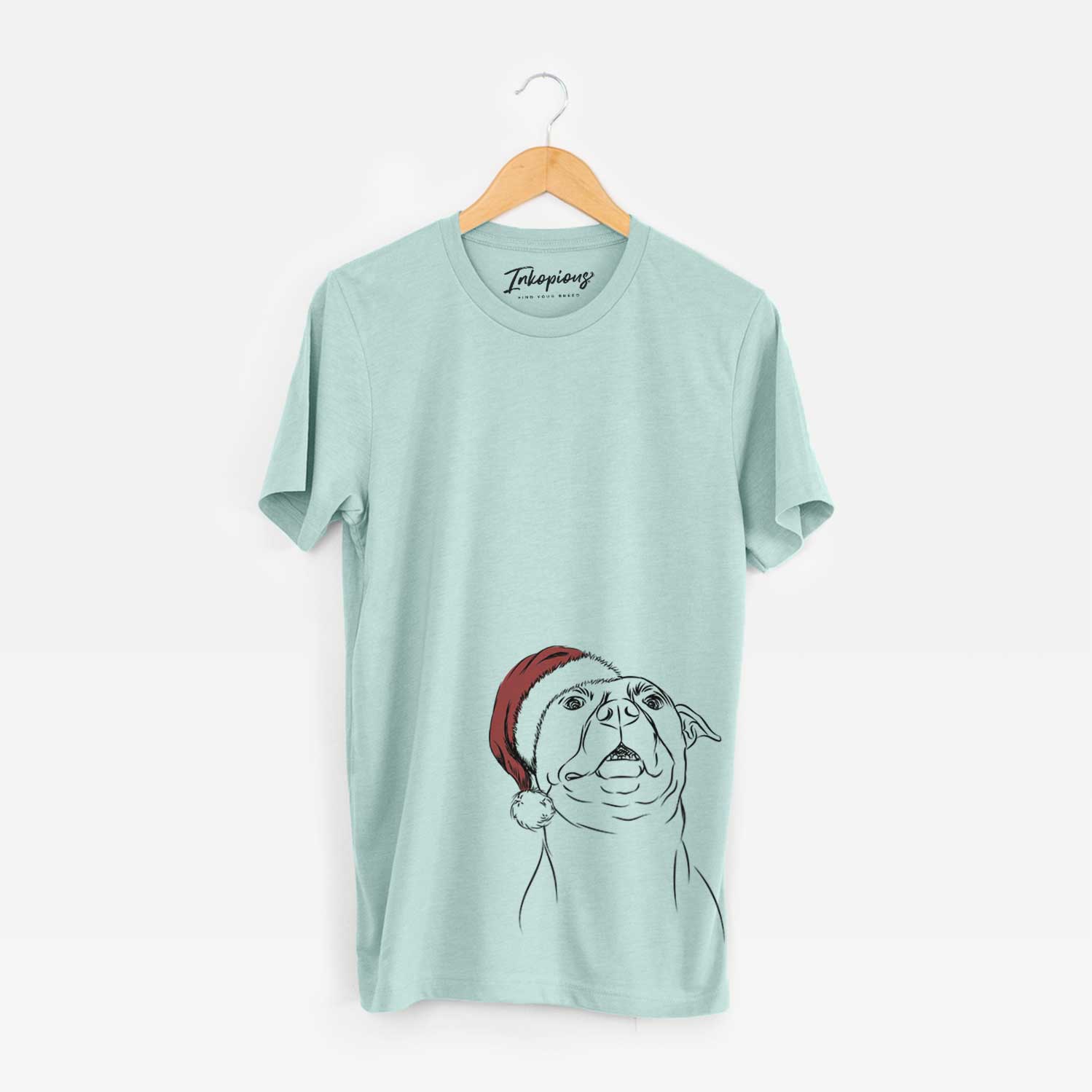 Santa Zada the Pitbull - Unisex Crewneck