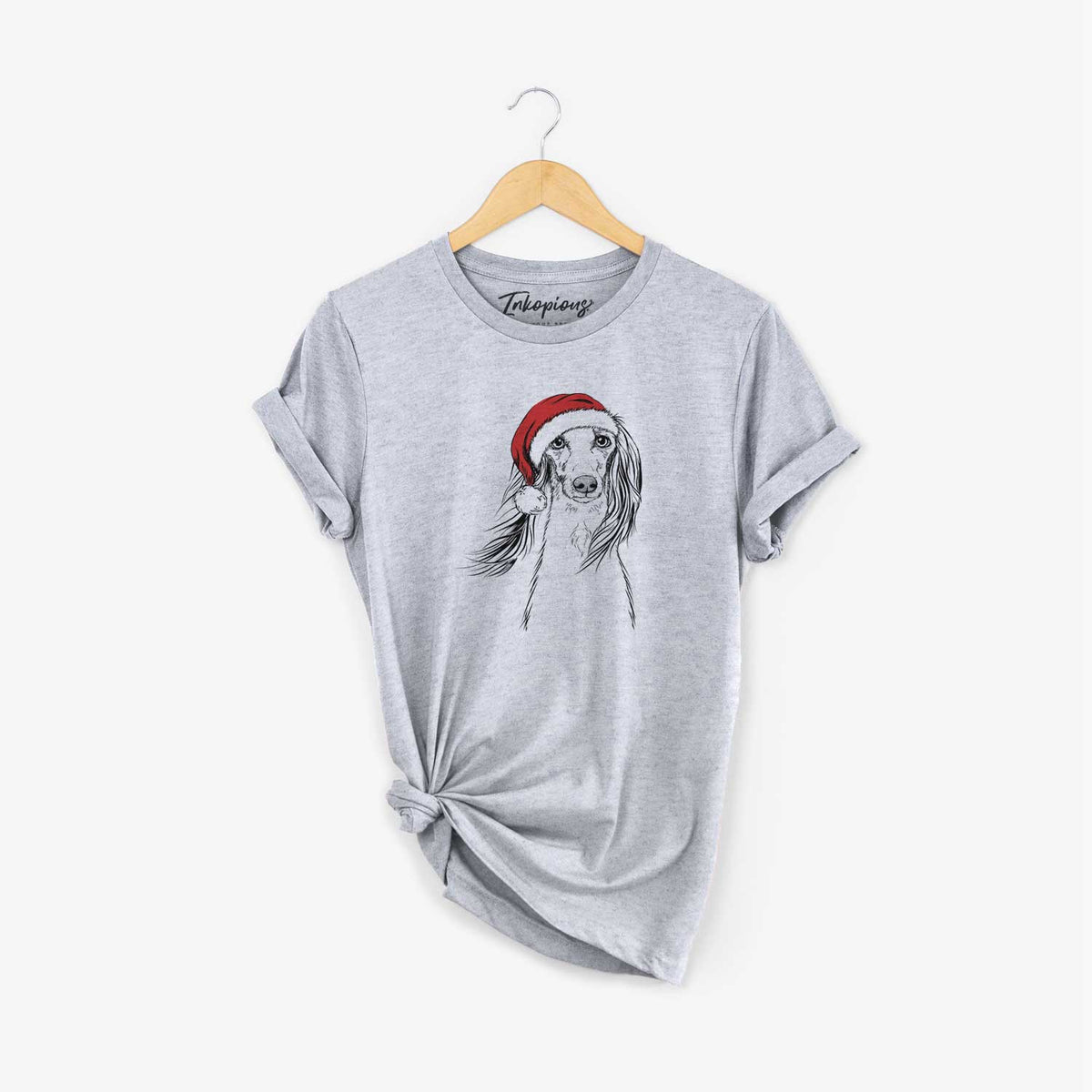 Santa Zahra the Saluki - Unisex Crewneck