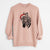 Santa Zed the Zebra - Unisex Pigment Dyed Crew Sweatshirt