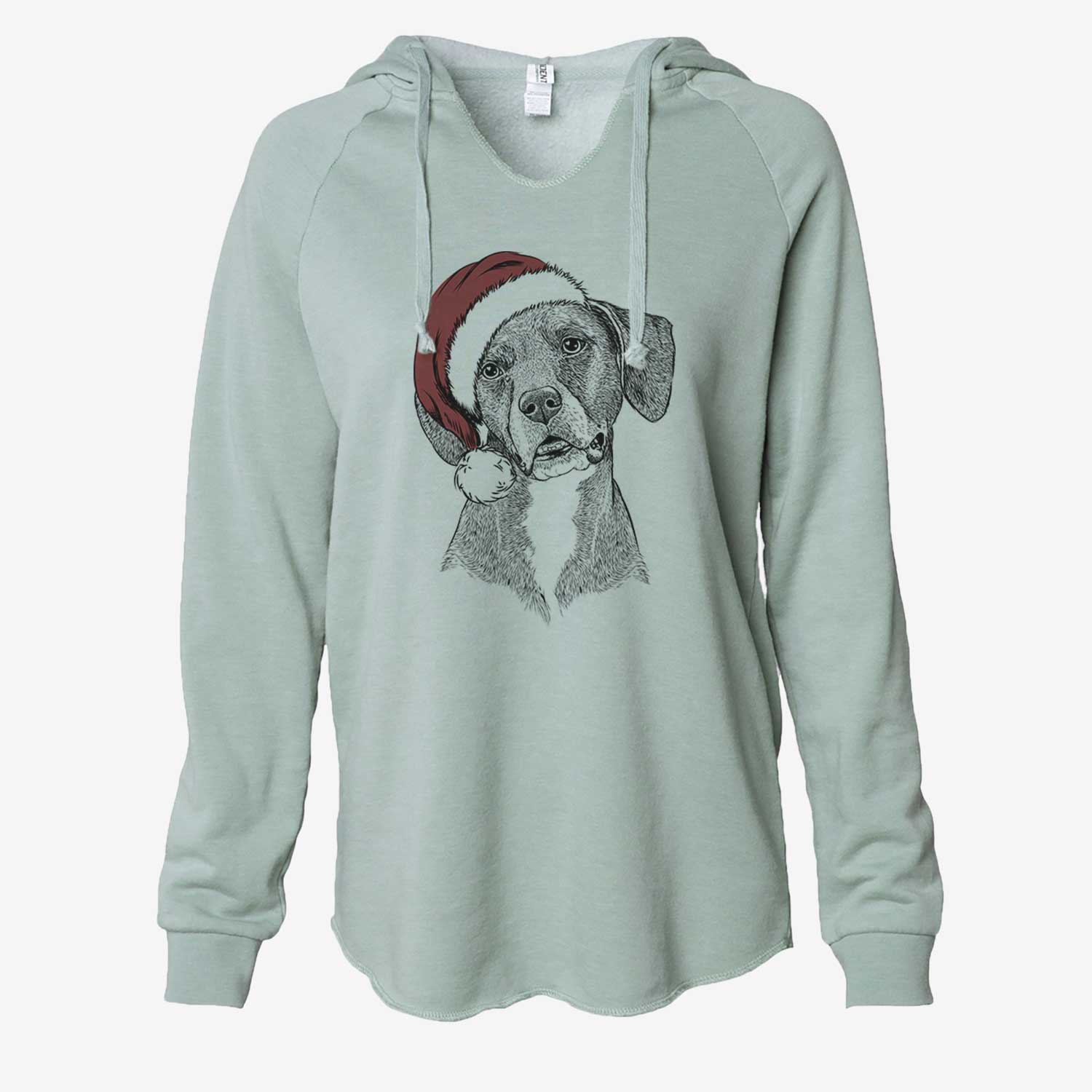 Zeena the Plott Hound Mix - Cali Wave Hooded Sweatshirt