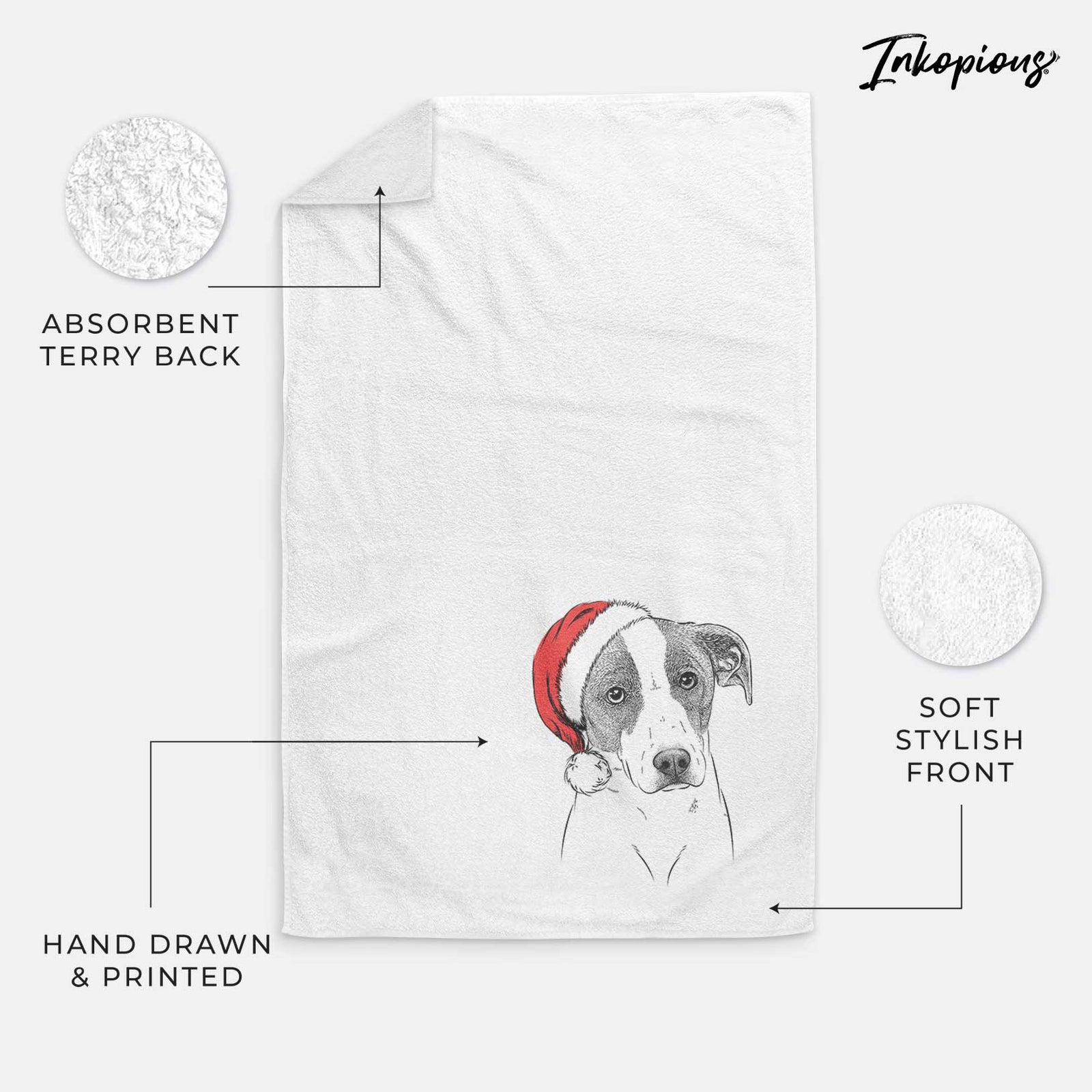 Zephyr the Pointer Mix Decorative Hand Towel