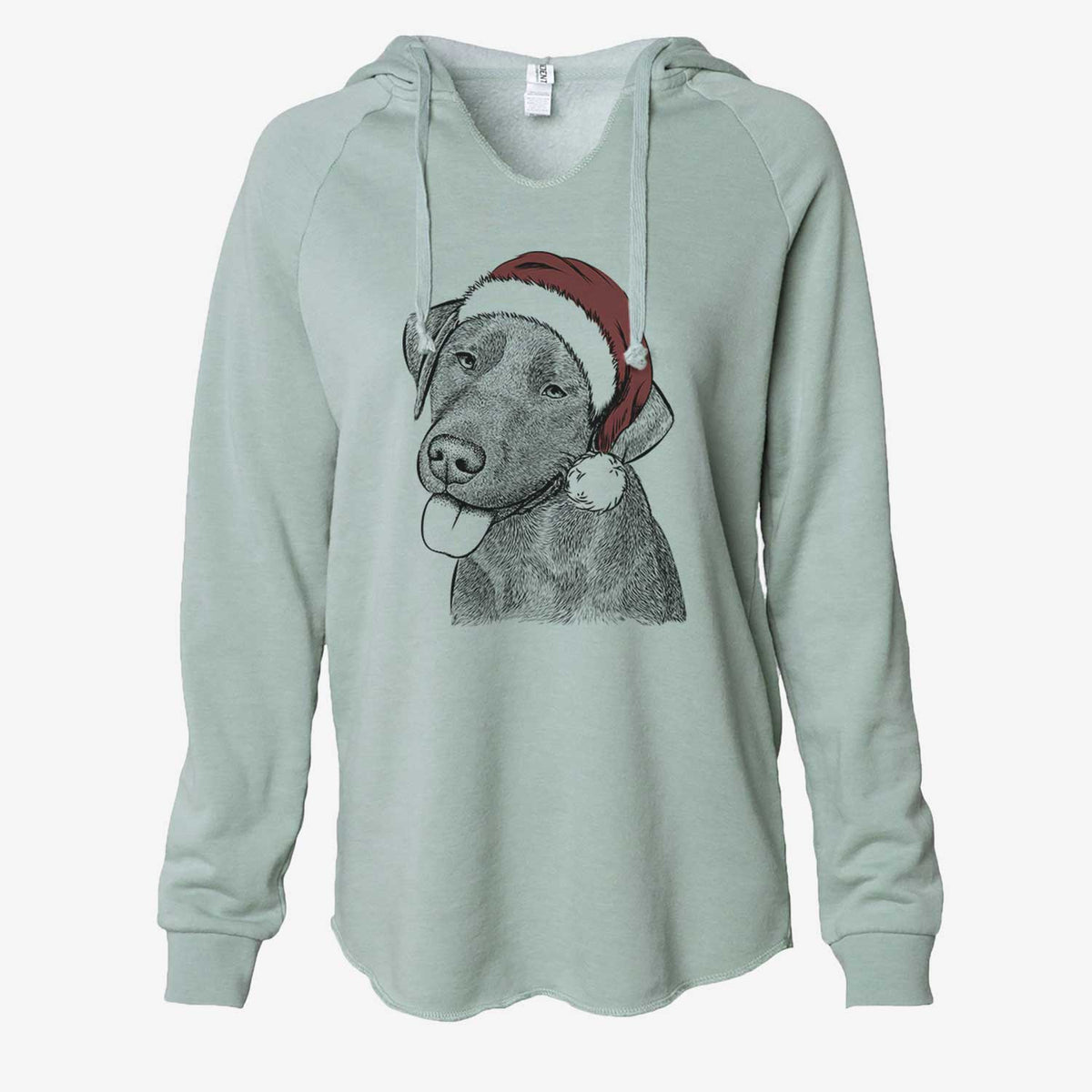 Zeppelin the Black Labrador - Cali Wave Hooded Sweatshirt