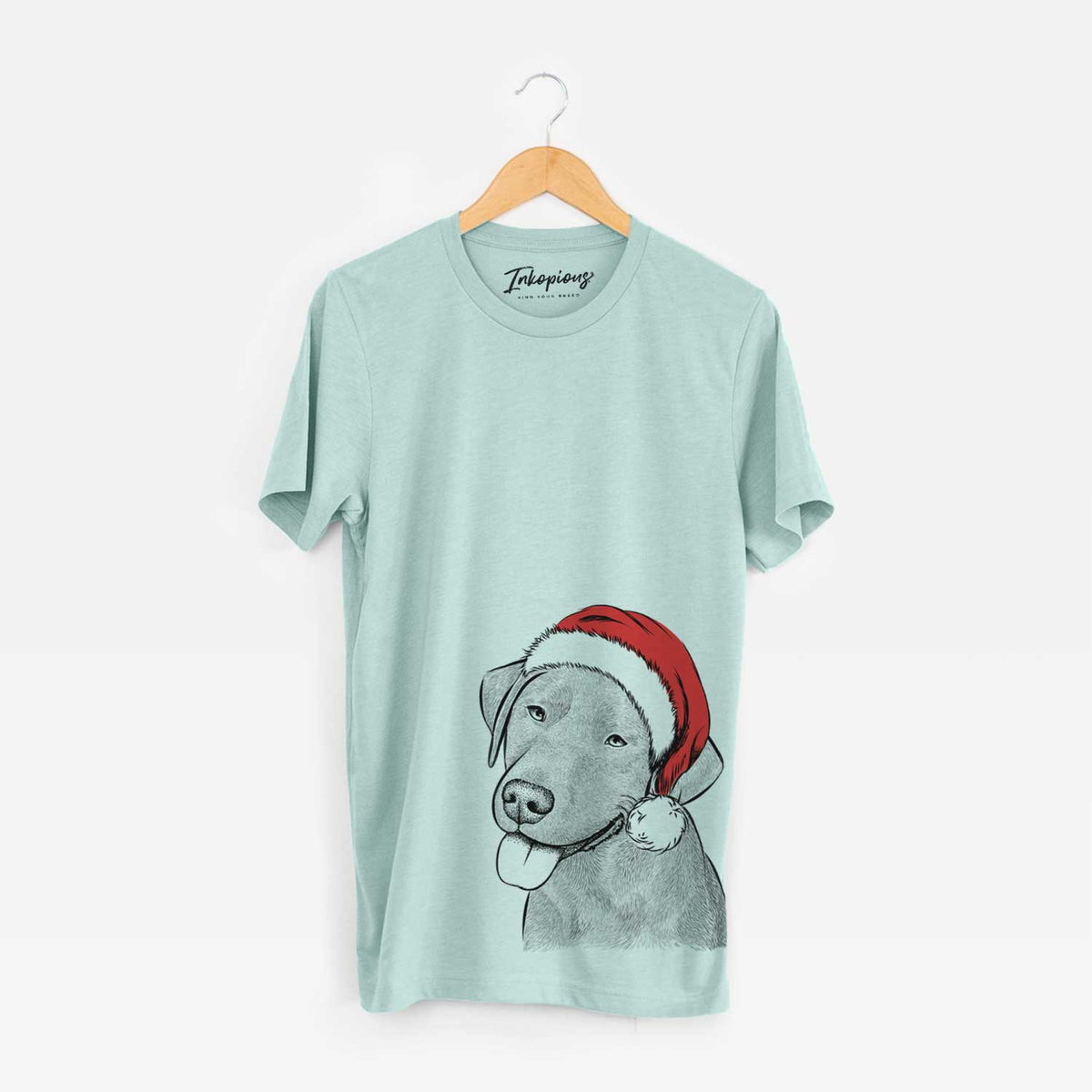 Santa Zeppelin the Black Labrador - Unisex Crewneck