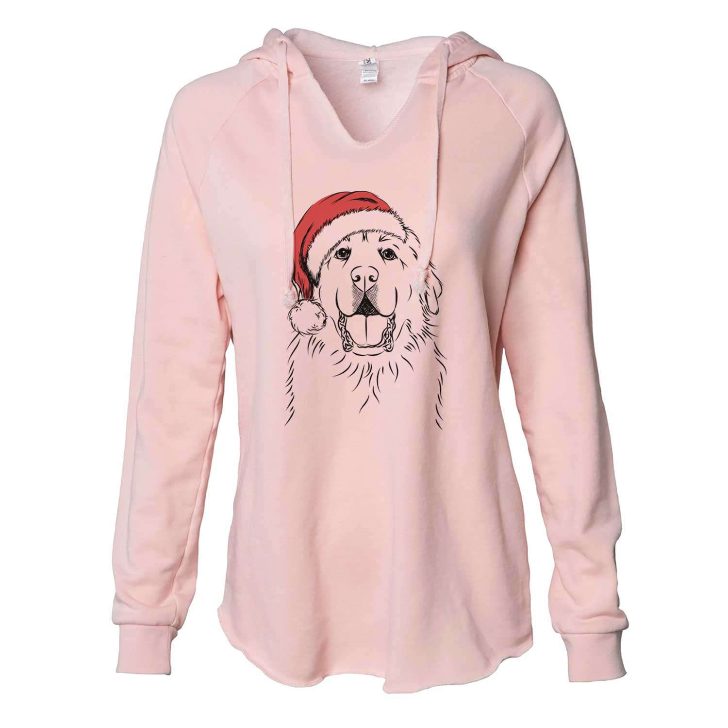 Zeus the Great Pyrenees - Cali Wave Hooded Sweatshirt