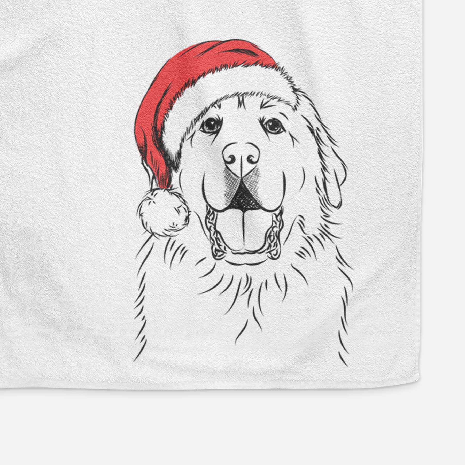 Zeus the Great Pyrenees Decorative Hand Towel