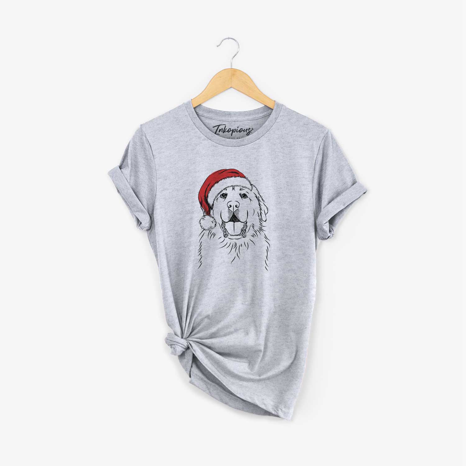 Santa Zeus the Great Pyrenees - Unisex Crewneck