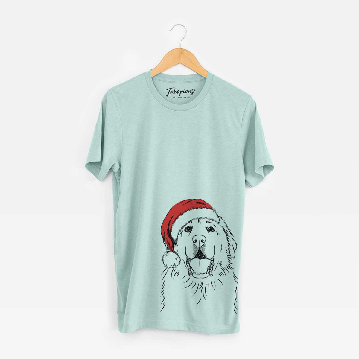 Santa Zeus the Great Pyrenees - Unisex Crewneck