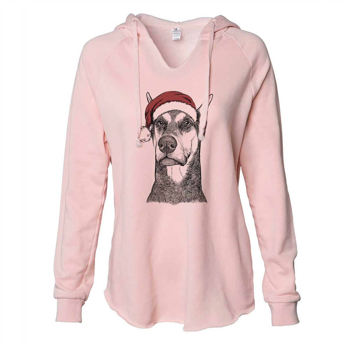 Zeus the Doberman Pinscher - Cali Wave Hooded Sweatshirt