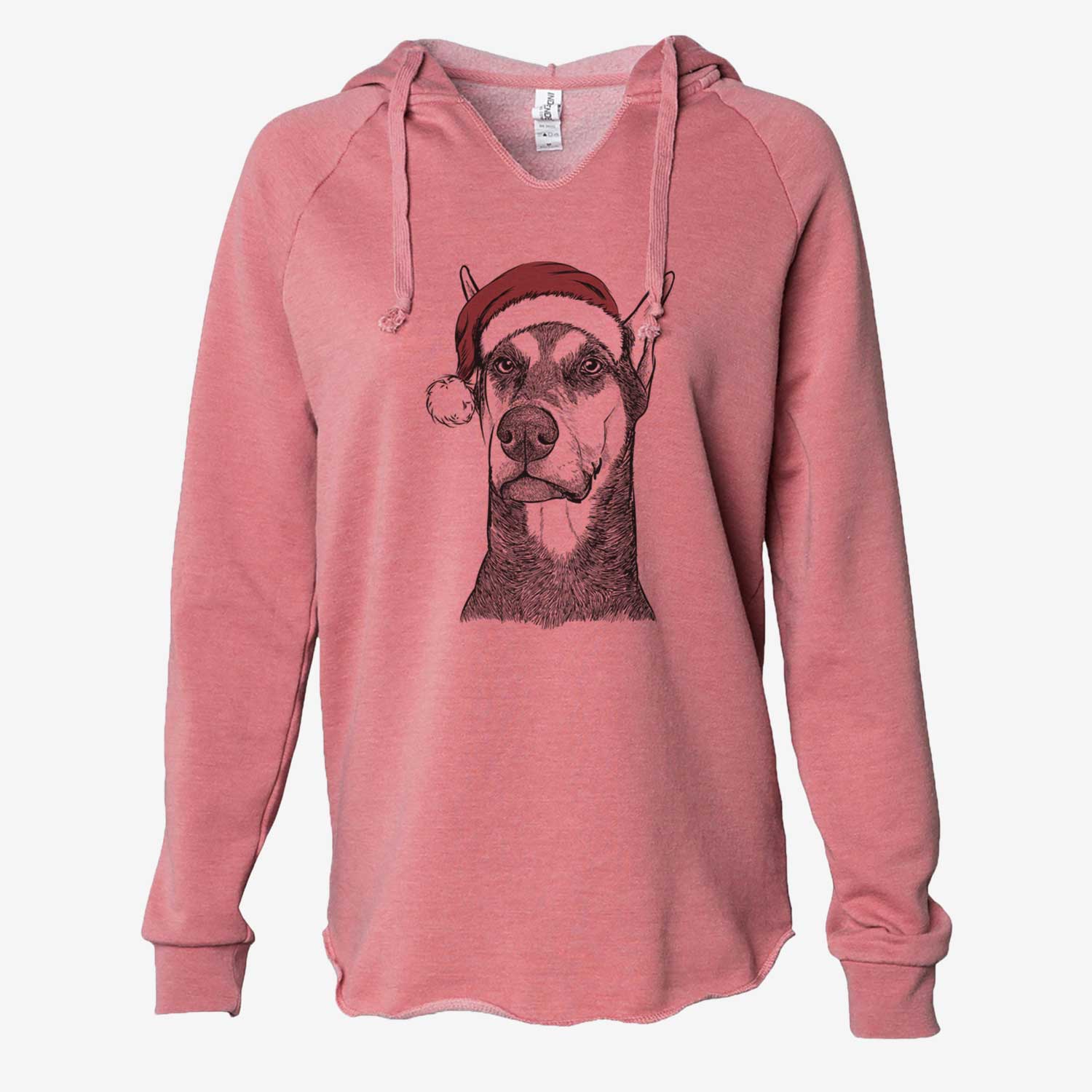 Zeus the Doberman Pinscher - Cali Wave Hooded Sweatshirt