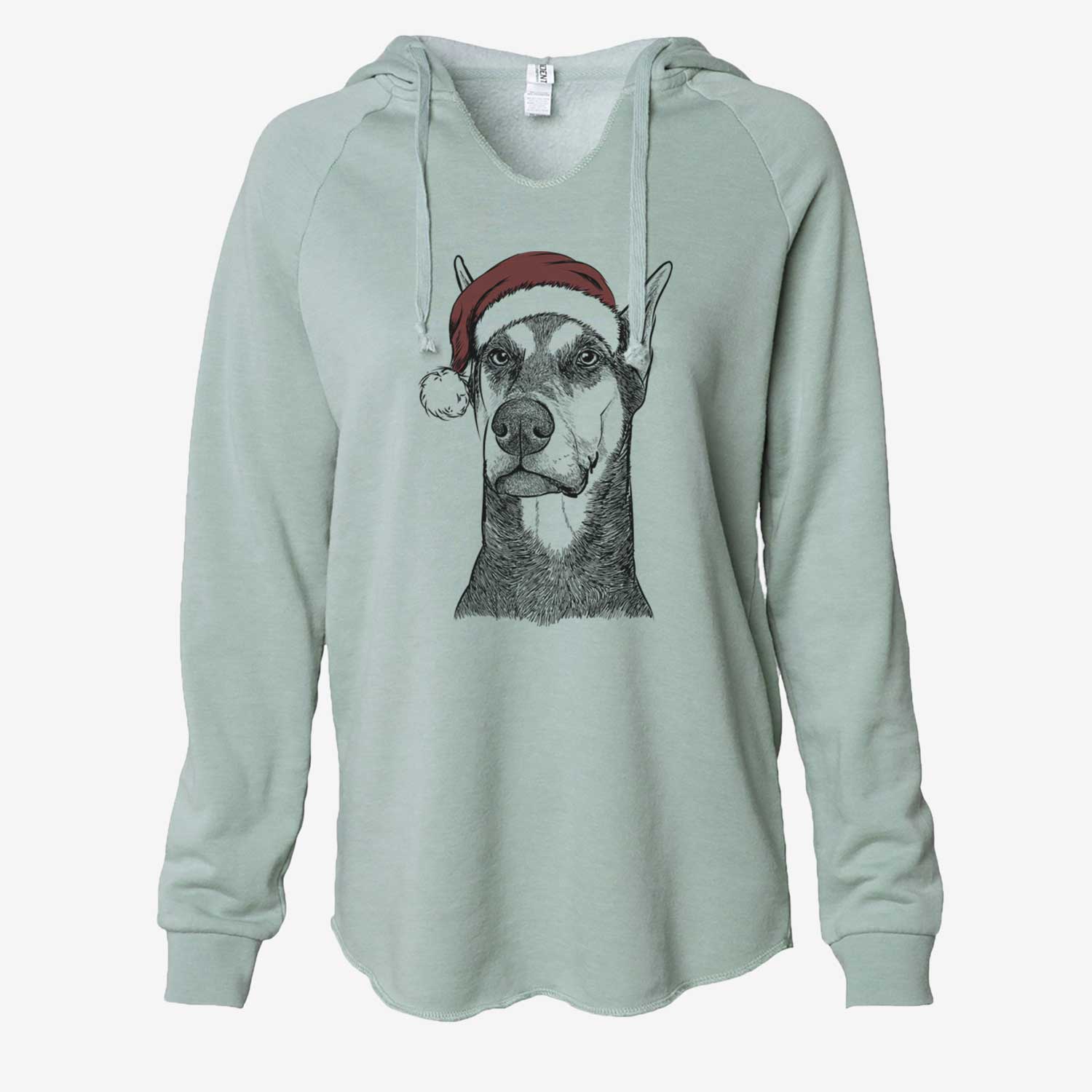 Zeus the Doberman Pinscher - Cali Wave Hooded Sweatshirt