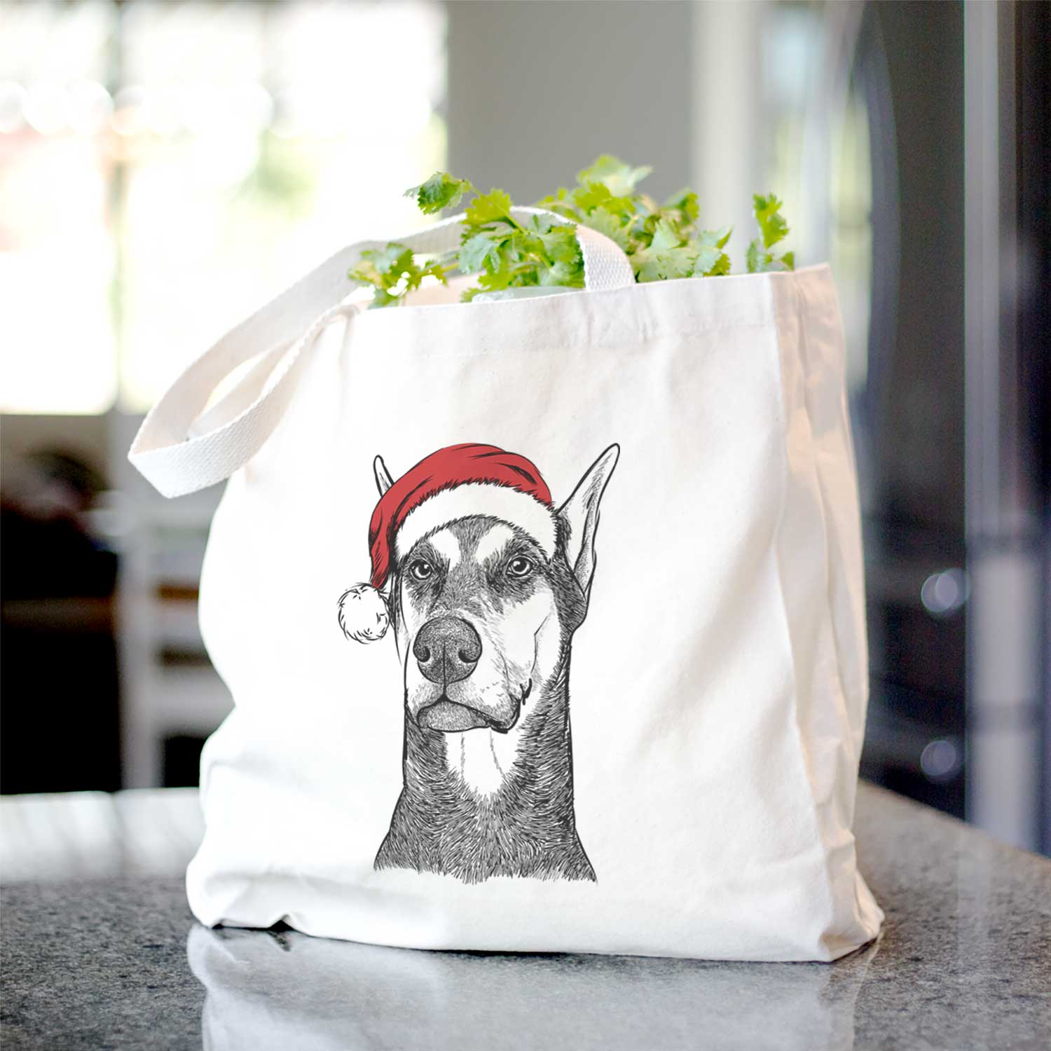 Zeus the Doberman Pinscher - Tote Bag