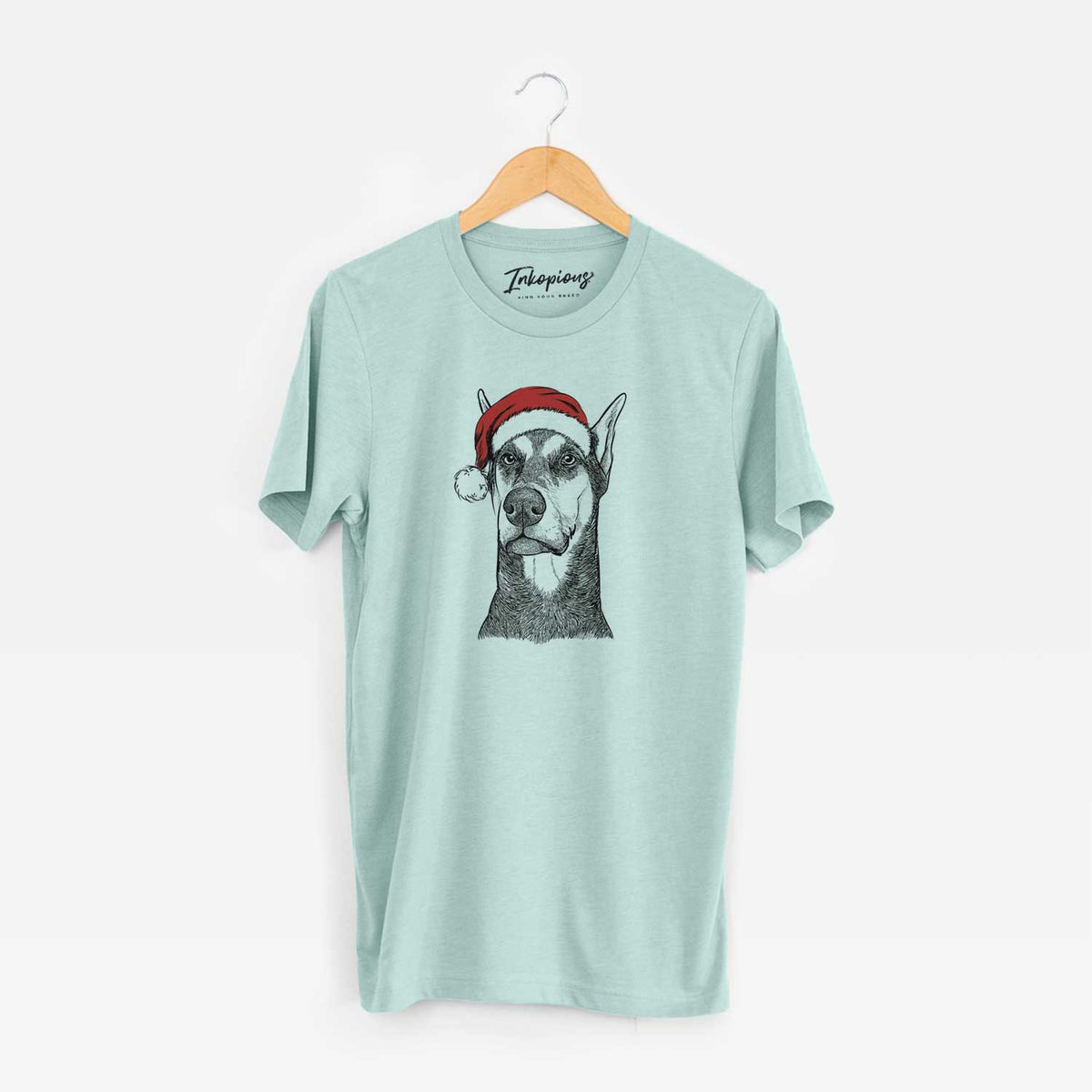 Santa Zeus the Doberman Pinscher - Unisex Crewneck
