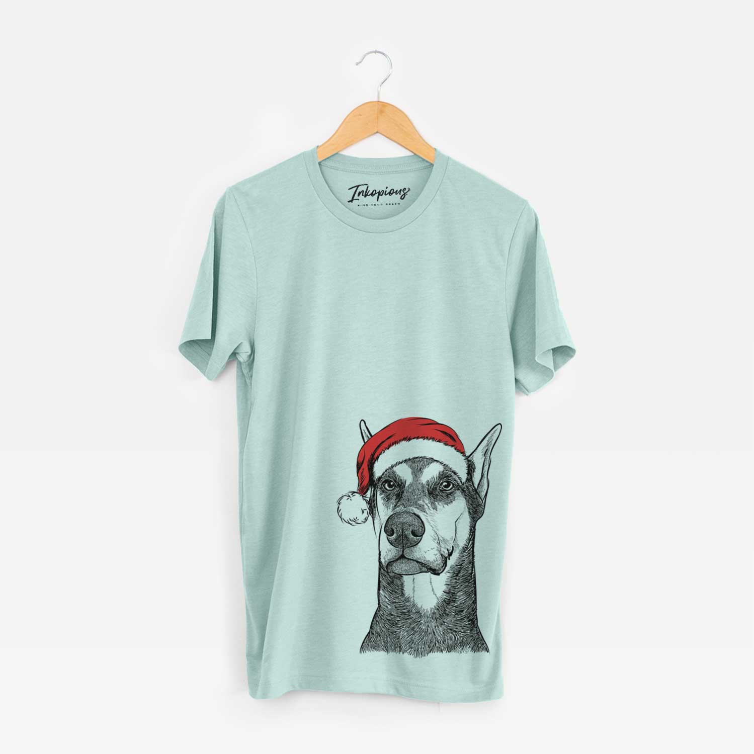 Santa Zeus the Doberman Pinscher - Unisex Crewneck