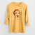 Santa Zoe the Yellow Lab - Heavyweight 100% Cotton Long Sleeve