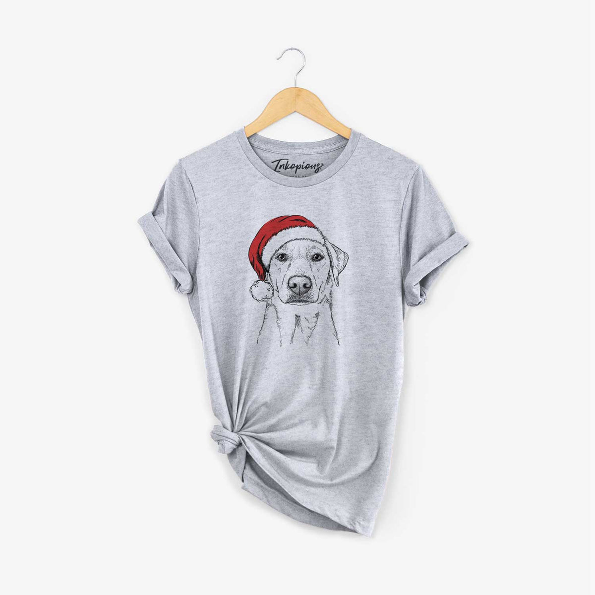 Santa Zoe the Yellow Lab - Unisex Crewneck