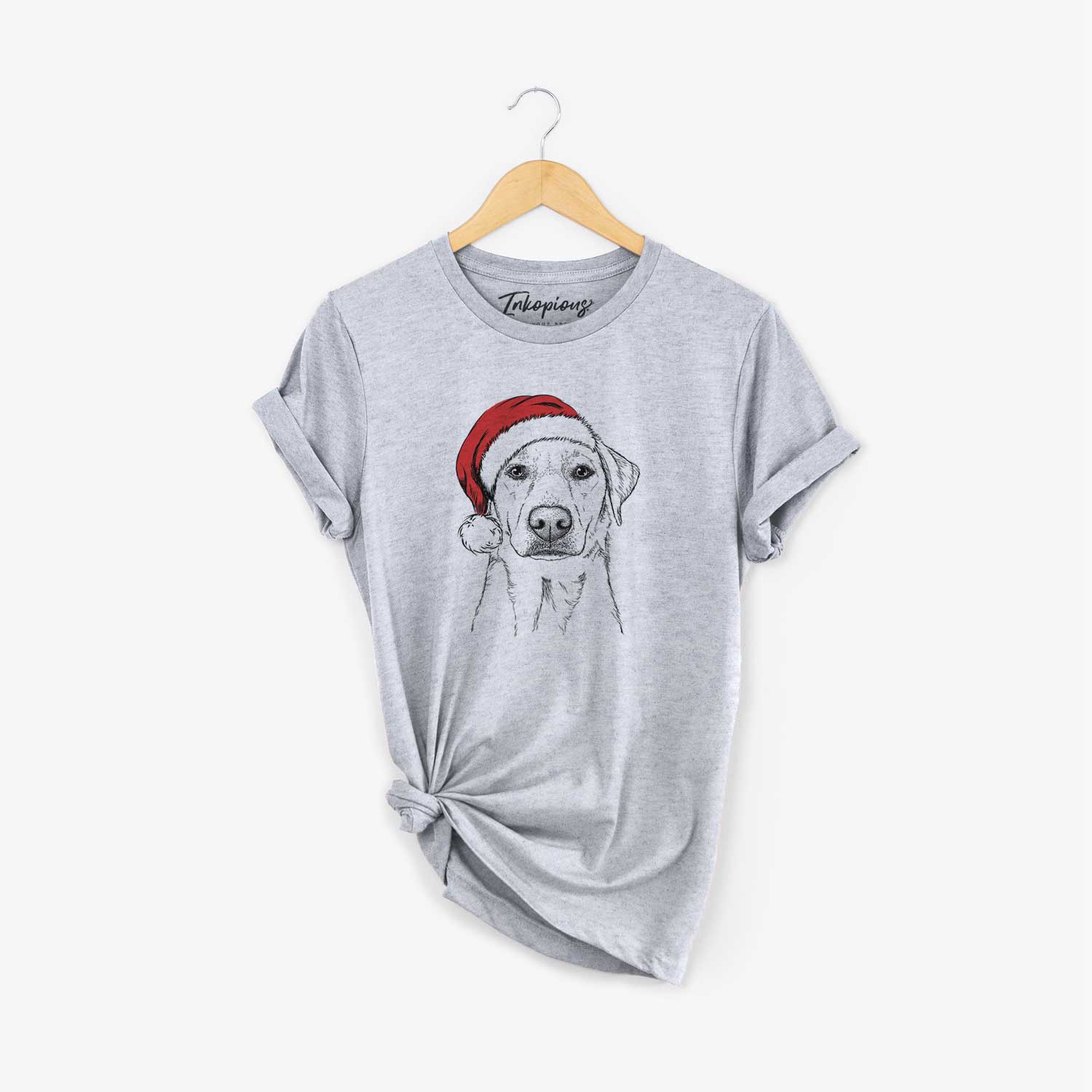 Santa Zoe the Yellow Lab - Unisex Crewneck