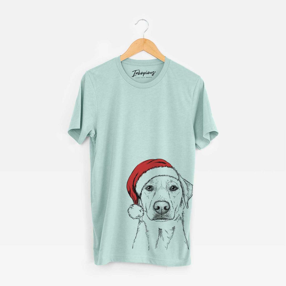 Santa Zoe the Yellow Lab - Unisex Crewneck