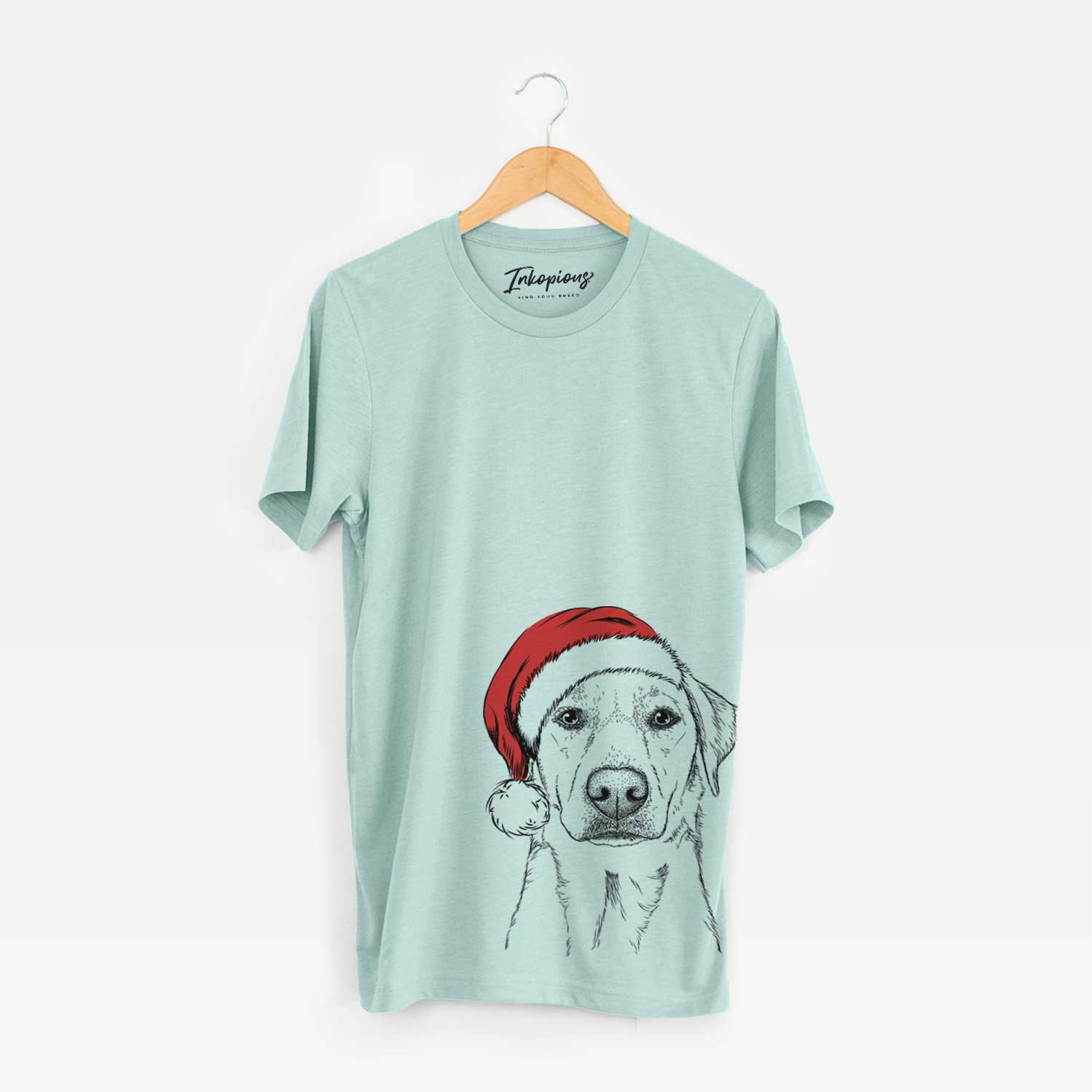 Santa Zoe the Yellow Lab - Unisex Crewneck