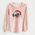 Santa Zoey the Pug - Cali Wave Hooded Sweatshirt