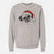 Santa Zoey the Pug - Unisex Pigment Dyed Crew Sweatshirt