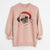 Santa Zoey the Pug - Unisex Pigment Dyed Crew Sweatshirt