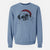 Santa Zoey the Pug - Unisex Pigment Dyed Crew Sweatshirt