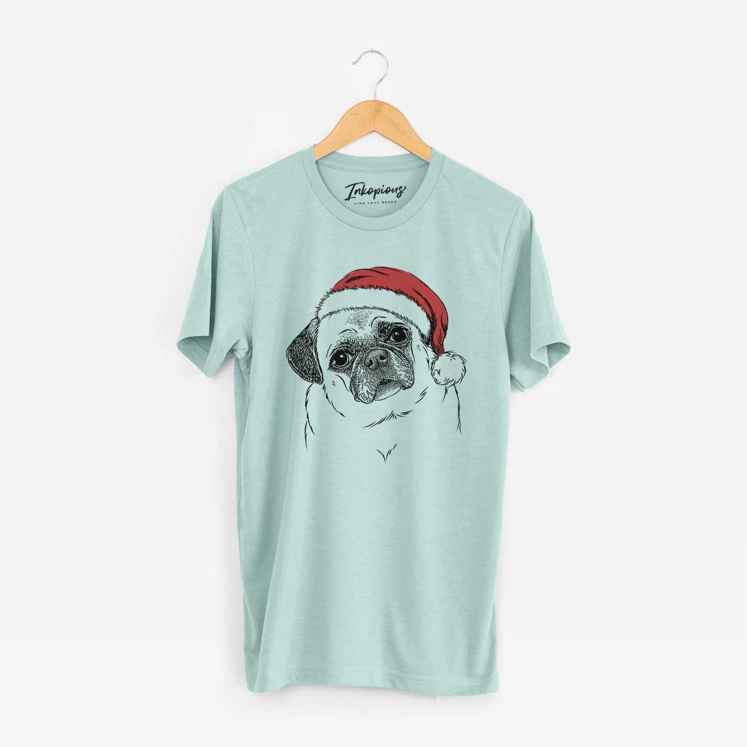 Santa Zoey the Pug - Unisex Crewneck