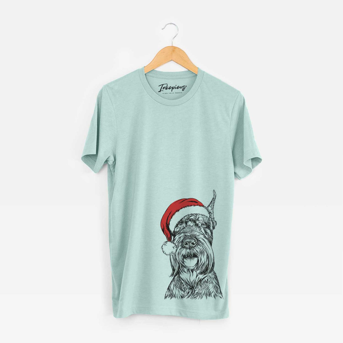 Santa Zuri the Giant Schnauzer - Unisex Crewneck