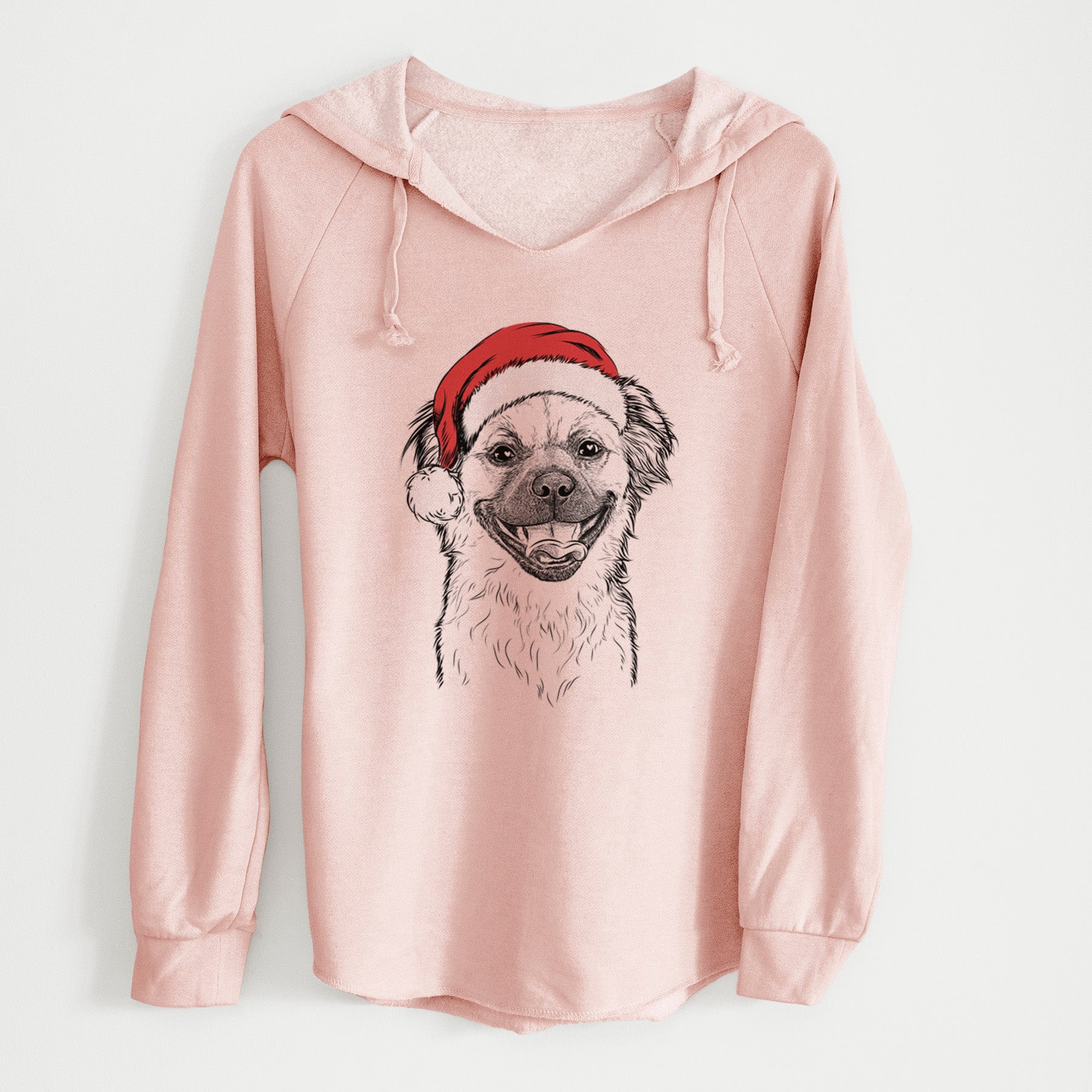 Santa Zuri the Spaniel Mix - Cali Wave Hooded Sweatshirt