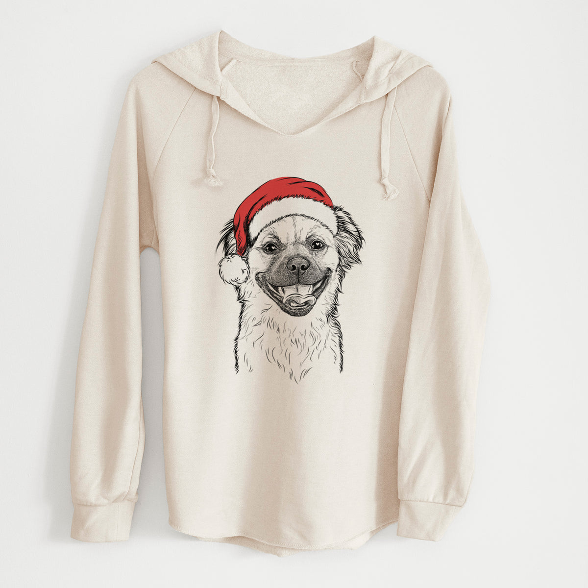 Santa Zuri the Spaniel Mix - Cali Wave Hooded Sweatshirt