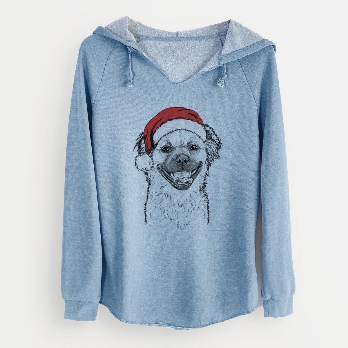 Santa Zuri the Spaniel Mix - Cali Wave Hooded Sweatshirt