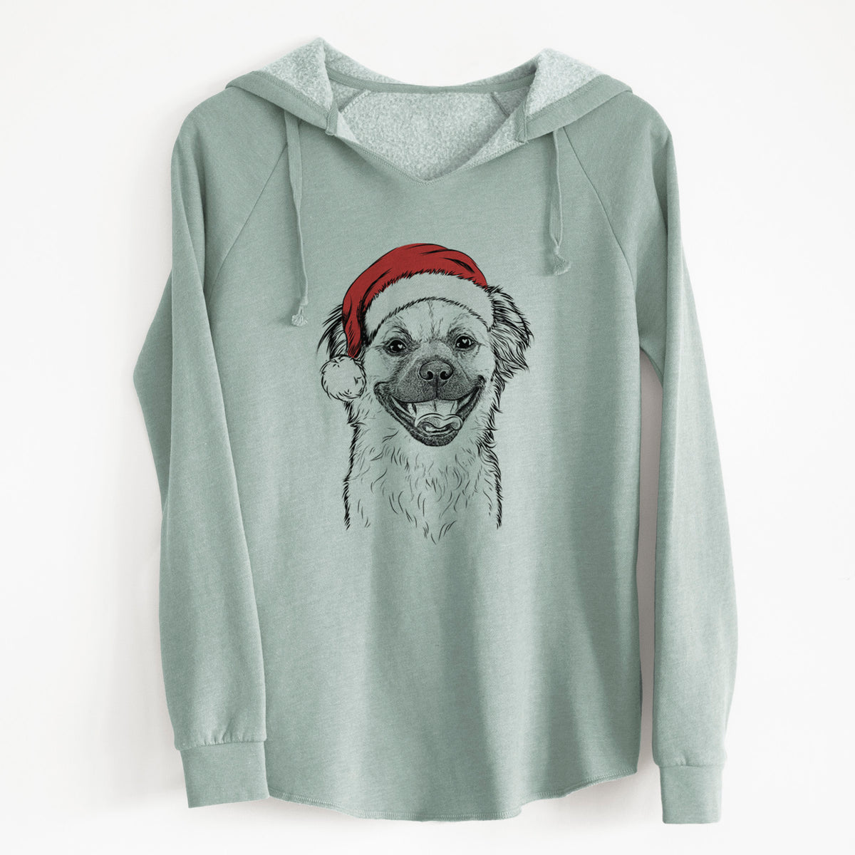 Santa Zuri the Spaniel Mix - Cali Wave Hooded Sweatshirt
