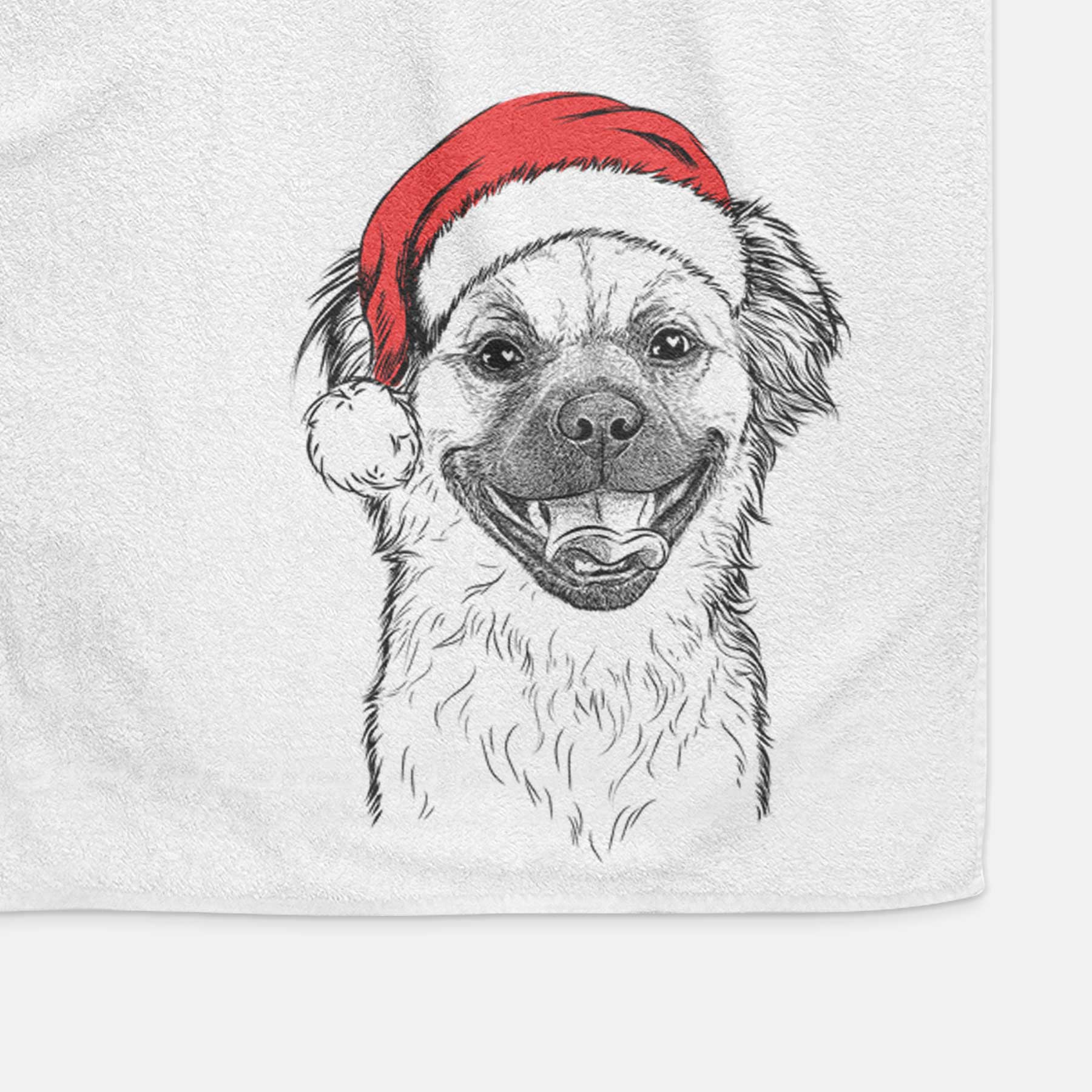 Zuri the Spaniel Mix Decorative Hand Towel