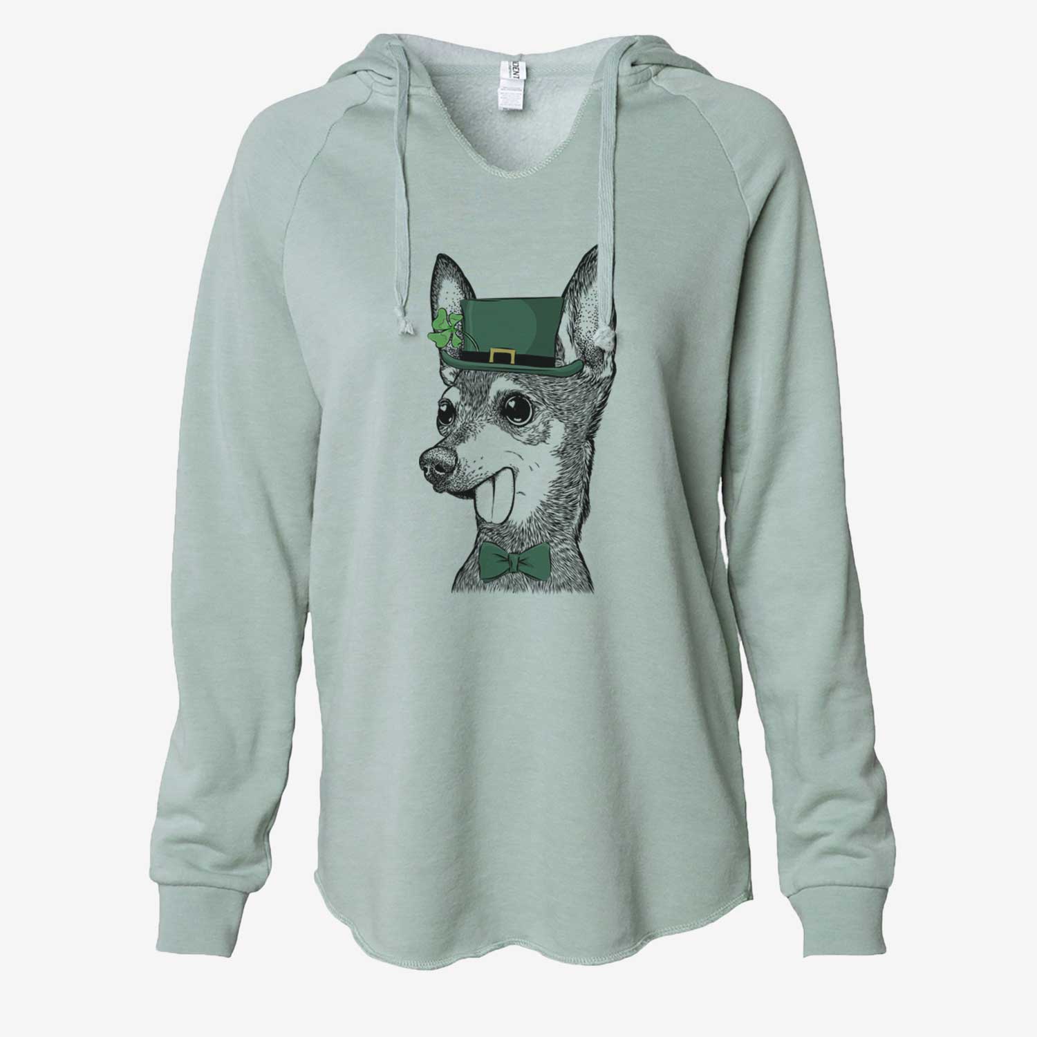 St. Patrick's Aaron the Chihuahua - Cali Wave Hooded Sweatshirt