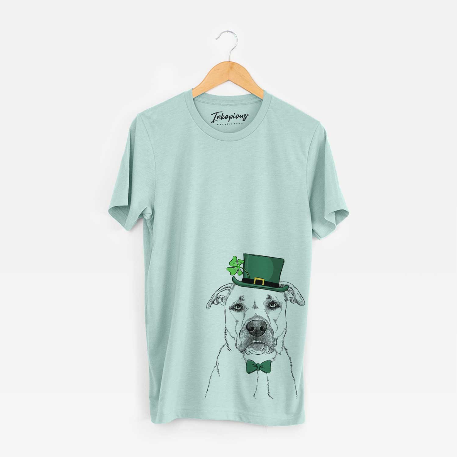 St. Patrick's Abby the Boxer Beagle Mix - Unisex Crewneck