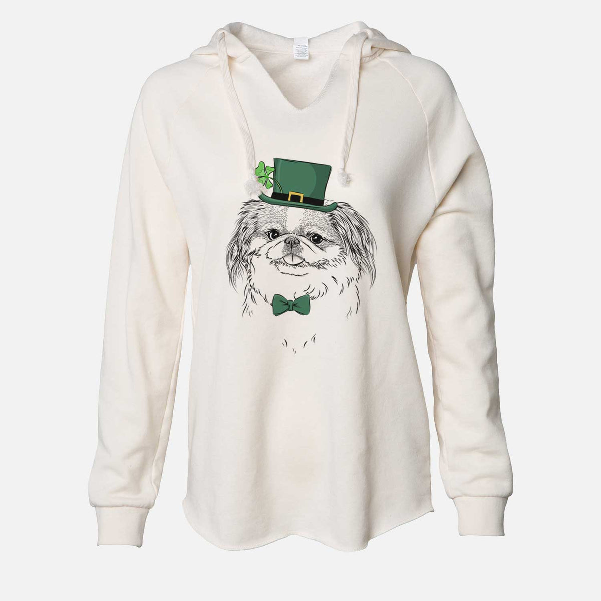 St. Patrick's Abra Bean the Pekingese - Cali Wave Hooded Sweatshirt