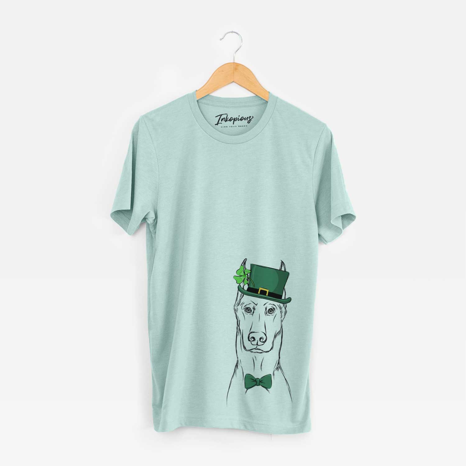 St. Patrick's Ace the Doberman Pinscher - Unisex Crewneck