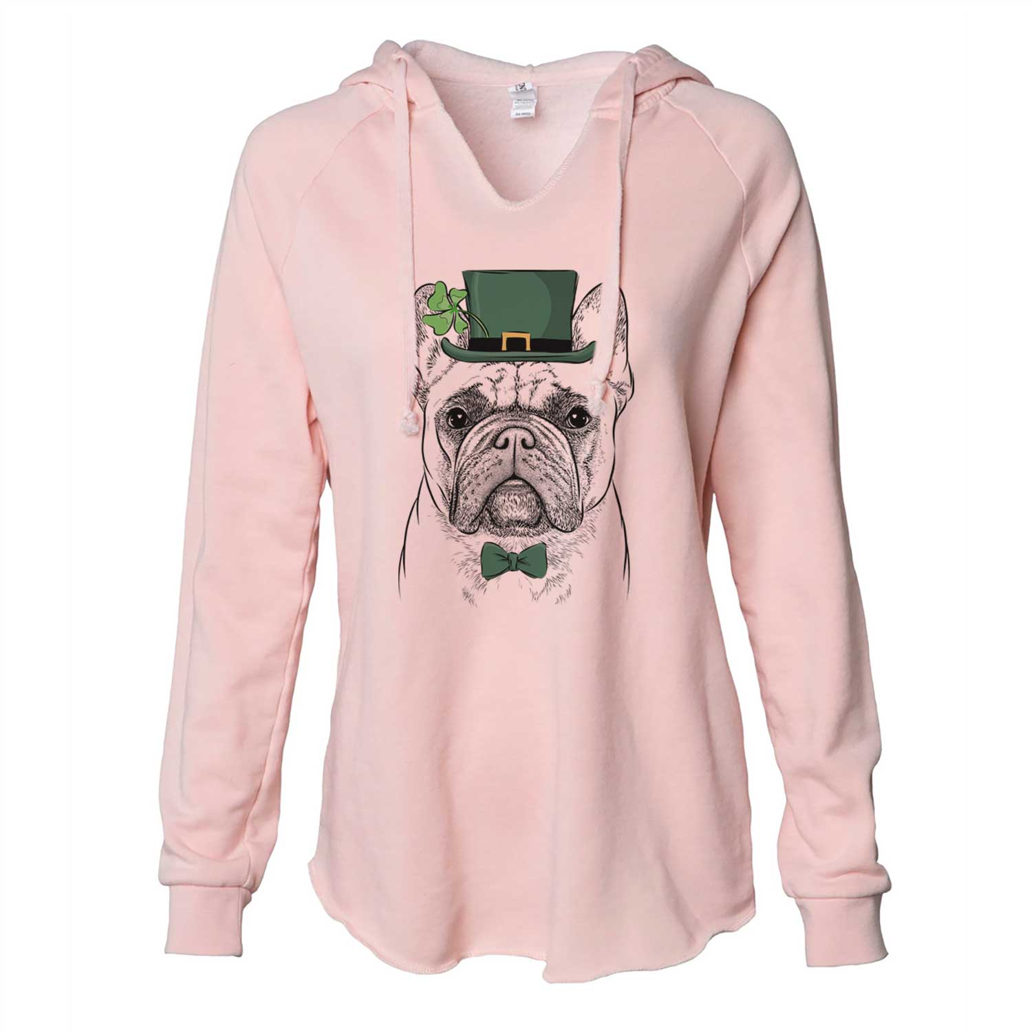 St. Patrick's Acelynn the French Bulldog - Cali Wave Hooded Sweatshirt