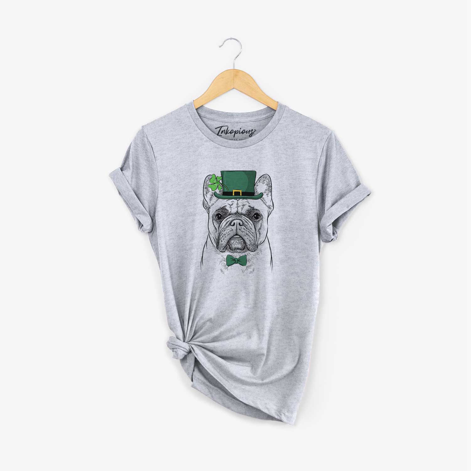 St. Patrick's Acelynn the French Bulldog - Unisex Crewneck