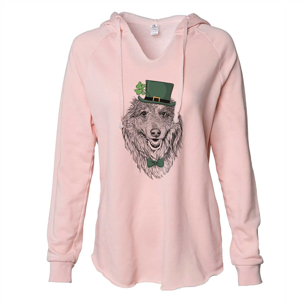 St. Patrick's Addie the Collie Mix - Cali Wave Hooded Sweatshirt