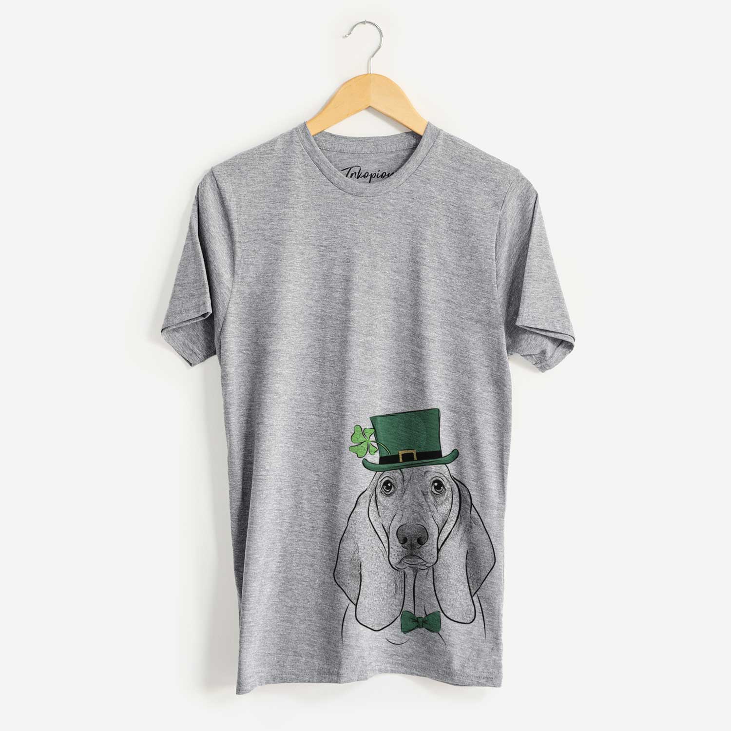 St. Patrick's Addison the Basset Hound - Unisex Crewneck