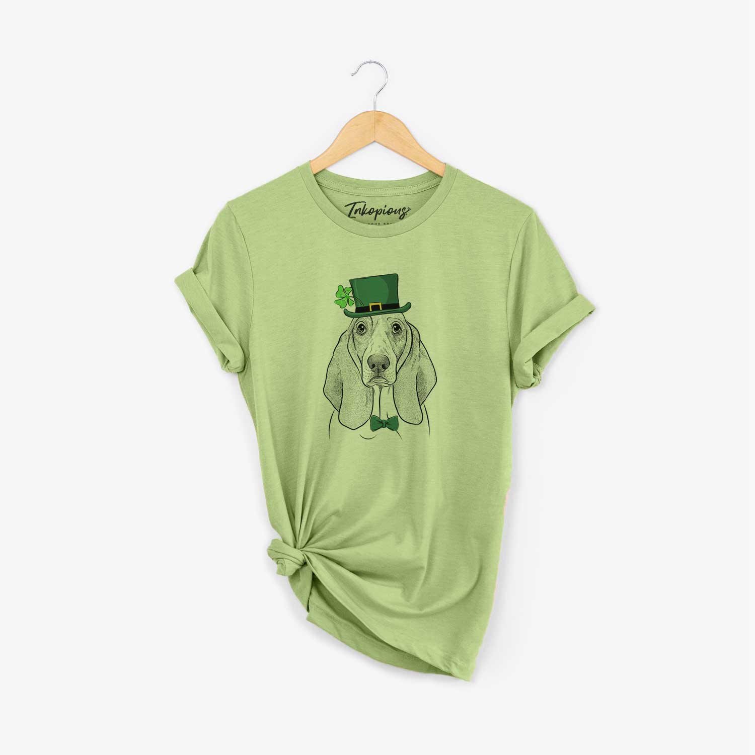 St. Patrick's Addison the Basset Hound - Unisex Crewneck