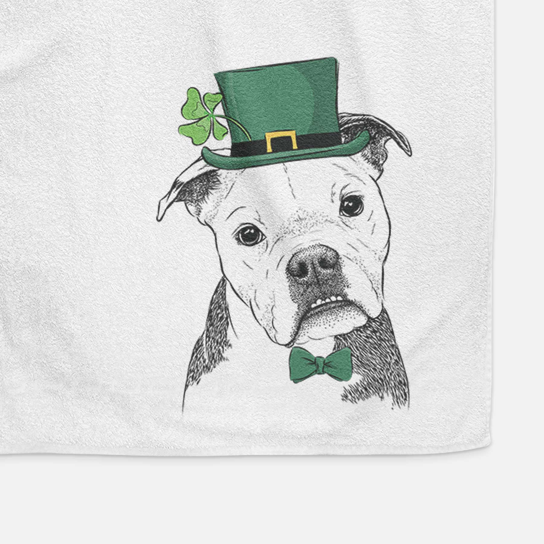 Aggy the Olde English Bulldogge Decorative Hand Towel