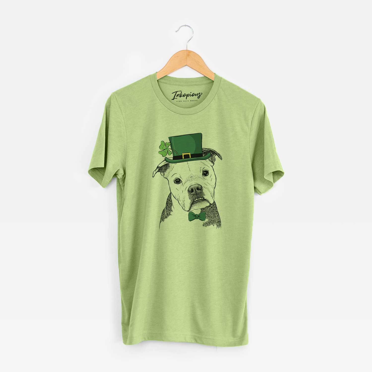 St. Patrick's Aggy the Olde English Bulldogge - Unisex Crewneck