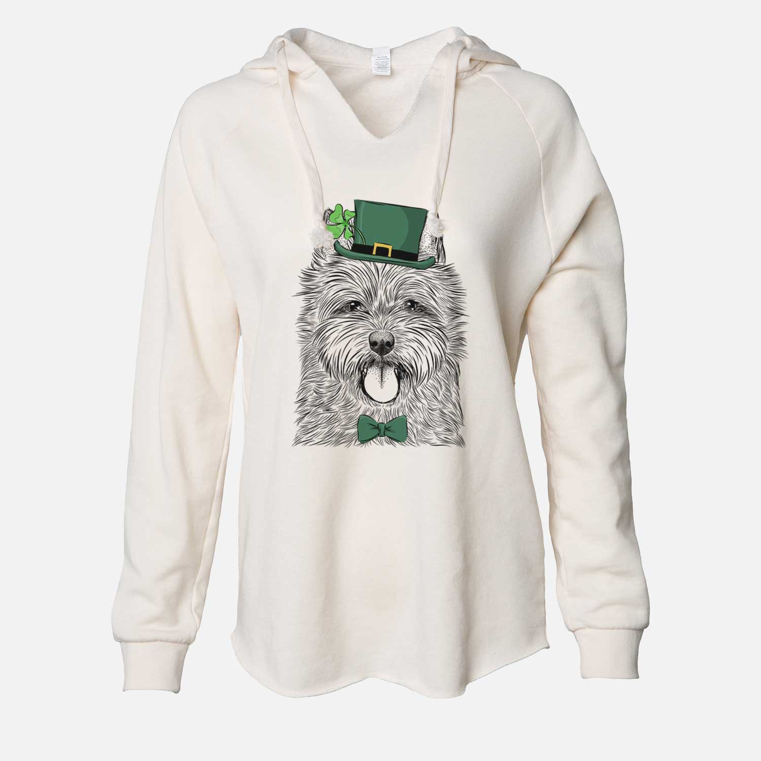 St. Patrick's Alfie the Norwich Terrier - Cali Wave Hooded Sweatshirt