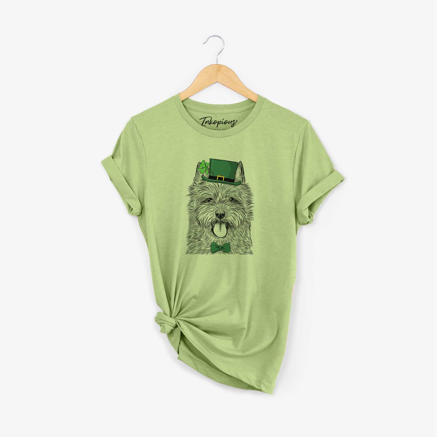 St. Patrick's Alfie the Norwich Terrier - Unisex Crewneck