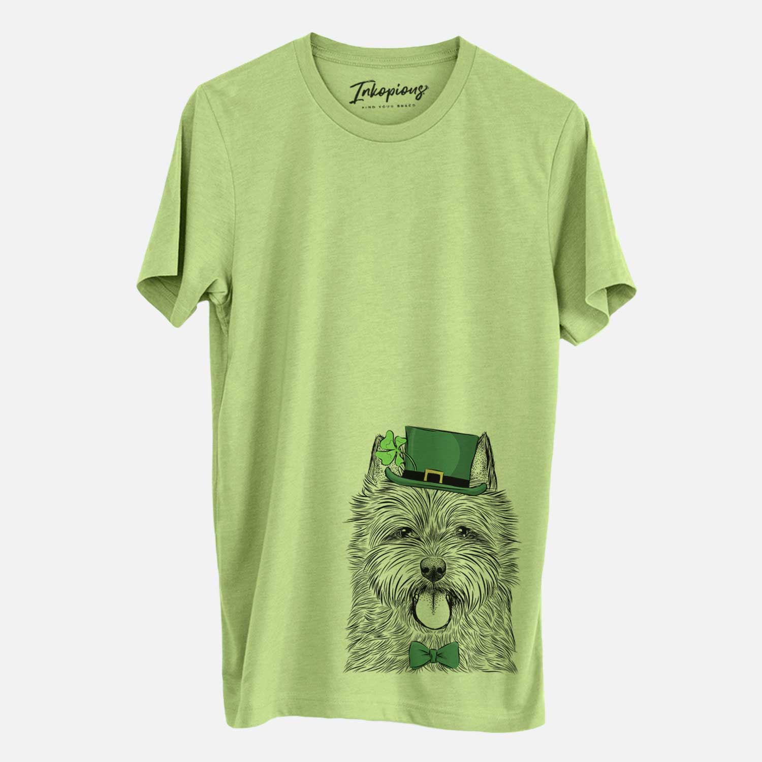 St. Patrick's Alfie the Norwich Terrier - Unisex Crewneck