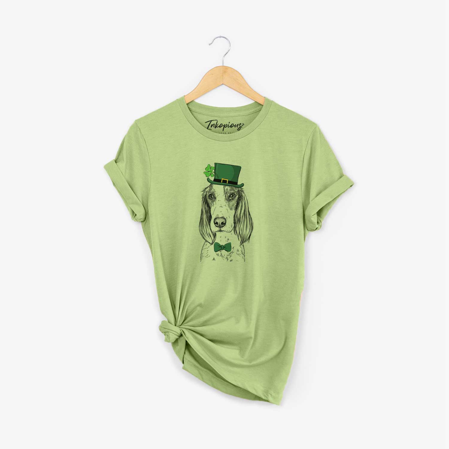 St. Patrick's Aline the Irish Red and White Setter - Unisex Crewneck